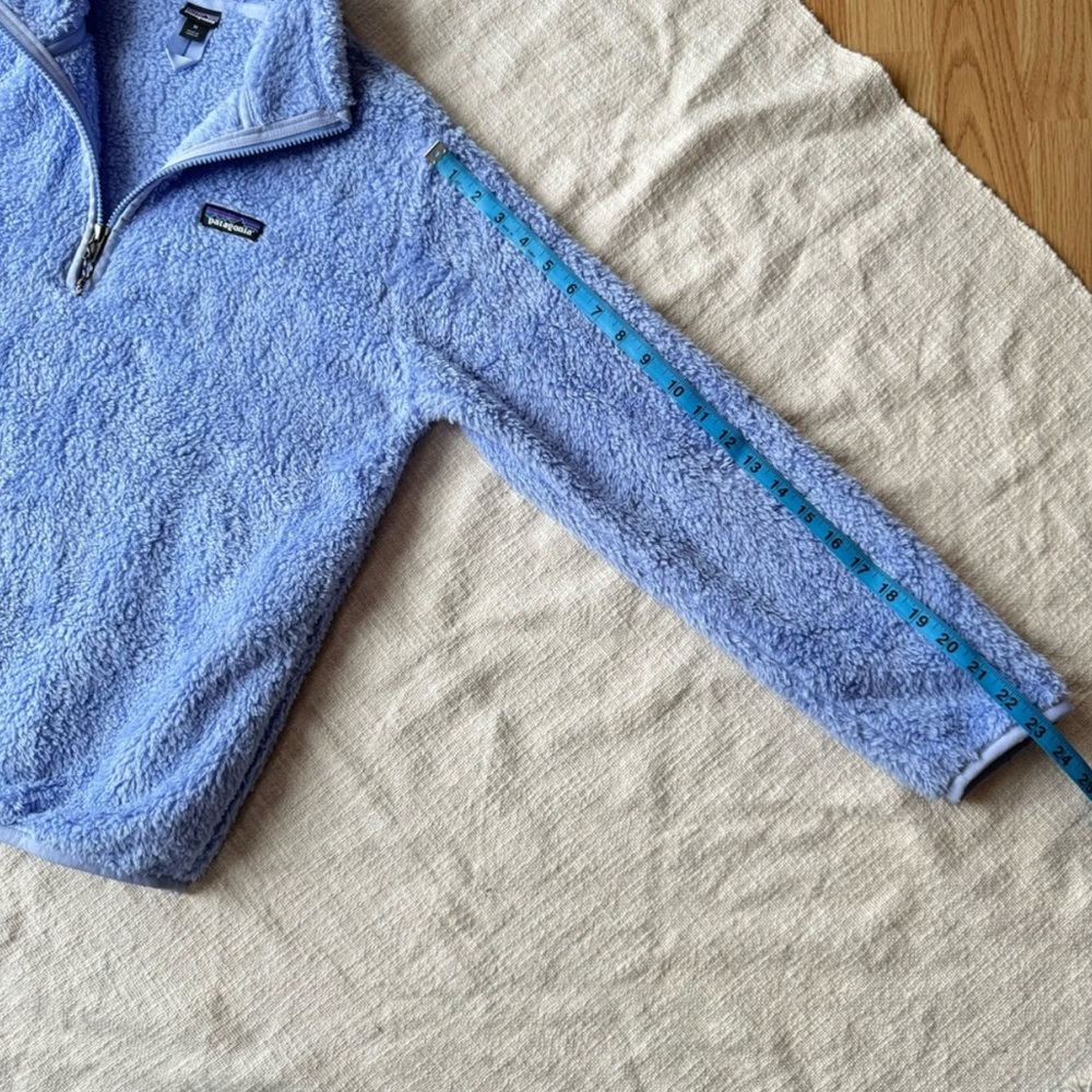 🩵 Patagonia Los Gatos 1/4 Zip Cozy Periwinkle Blue Fleece Pullover 🩵 - Picture 12 of 13